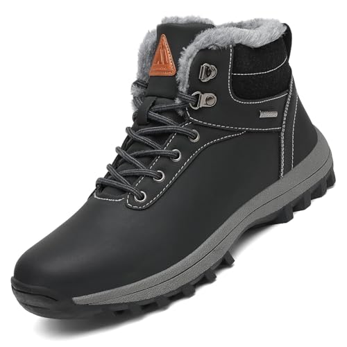 Mishansha Botas homem mulher inverno impermeáveis antiderrapantes forrada botins de neve Gr.36-48