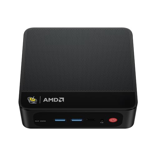 Beelink SER5 Mini PC, mini computador com AMD Ryzen 5 5500U (6C/12T até 4,0 Ghz), 16 GB SO-DIMM DDR4 500 GB M.2 2280 NVMe SSD, 2500 Mbps LAN, WiFi 6, Bluetooth 5.2, D, D, D, D, D. P, HDMI, T Ype-C