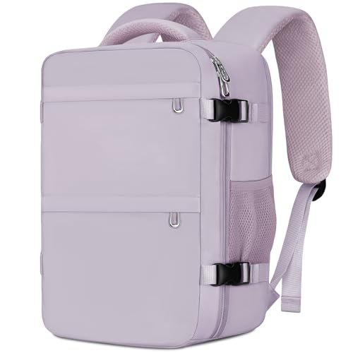 Cmezevi Mochila viagem cabine avion 40 x 20 x 25, mochila de cabine Ryanair, Roxo