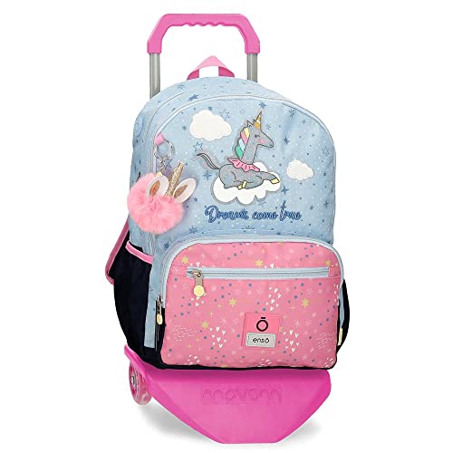 Enso Dreams Come True, multicolorido, Mochila 44 + carro