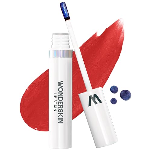 Wonderskin Wonder Blading máscara de tinta labial, tinta vermelha de longa duração, resistente à água, à prova de transferência (Hayley Masque)