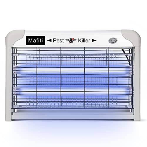 mafiti MS600 Elétrico mata mosquitos, armadilha de insetos de 20 W com luz UV, mata moscas, traças ect, silencioso para uso residencial e comercial (MS600 ES)