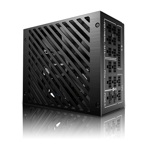 LC-POWER LC1200P V3.0 Fonte de alimentação PC ATX 1200 W 80 Plus Platinum - Eficiência até 92% - 20+4-Pin Mainboard - 4 + 4 Pin 12 V, PCI-Express 5.0 12 + 4-pin - ventilador 133 5mm