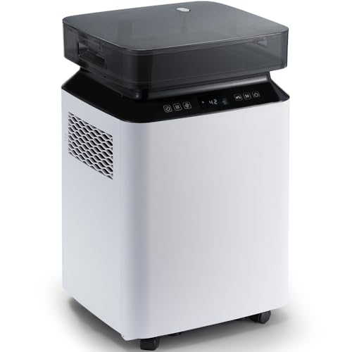 Kalopsia Deshummificadores de humidade elétrica industrial: 80 l/dia grande capacidade 170fagor desumidificador com bomba potente compressor portátil com drenagem contínua para casa garagem casa de