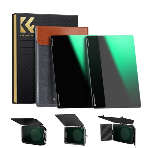 K&F Concept Nano-x Filtro de densidade neutra ND8 ND64 4" X 5,65" de vidro ótico HD com 28 camadas revestimento filtro quadrado de cinema compatível com Tilta SmallRig Matte Box para fotografia
