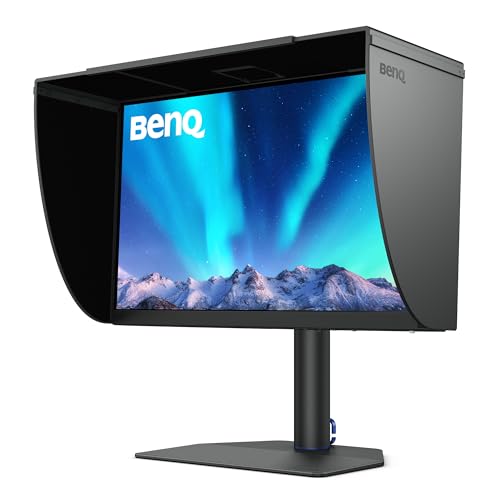 BenQ SW272Q Monitor para edição fotográfica 2K de 27 polegadas USB-C 90 W 99% Adobe RGB