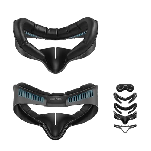 AMVR Facial Interface Face Pad Cover compatível com meta/Oculus Quest 3S acessórios, sem ajuste Quest 3 (versão padrão para halo headstrap)