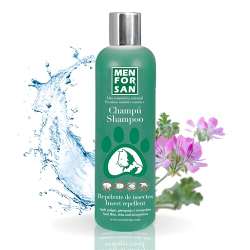 Menforsan | Champô repelente de insetos e pulgas com citronela para gatos 300 ml