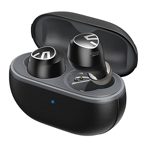 SoundPEATS Free 2 Classic Auriculares Bluetooth 5.1 chamadas claras auriculares sem fios com 30 horas de tempo de reprodução, auriculares sem fios para desportos, controlo tátil, IPX5 impermeável