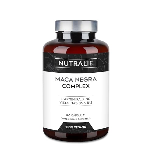 Maca preta Andina 32,000 mg - Potência energia e desempenho - [prémio 2021 ] L-Arginina zinco B6 B12 - Alta concentração 20:1 - Maca peruana pura homens - 120 cápsulas Black Maca Coocoo mplex