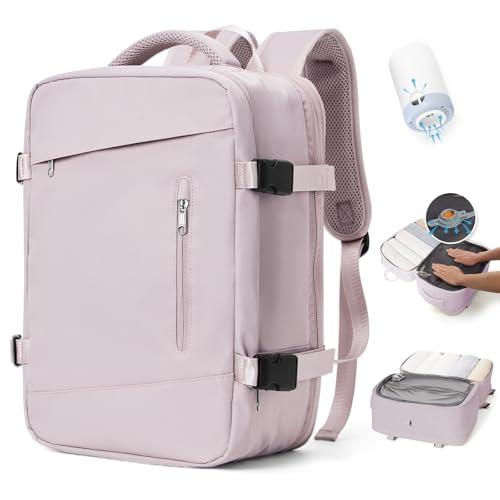 SZLX Mochila viagem cabine avião 40 x 20 x 25 mulher Ryanair mochila viagem a vácuo com bomba malas de viagem bagagem de mão malas de viagem cabine 45 x 36 x 20 Easyjet mochila para portátil com cabo