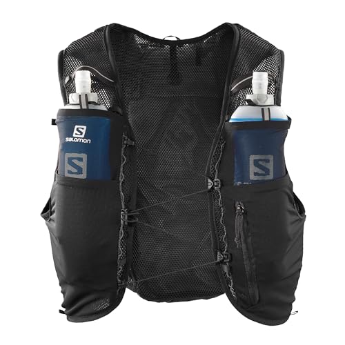 Salomon Adv Hydra Vest 4 colete de corrida com flash incluído unissexo, conforto e estabilidade, acesso rápido à hidratação, simplicidade