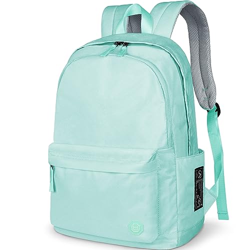 HAMUNI Mochila unissexo clássica escolar universitária leve casual para viagens universitárias bolsa de trabalho de negócios, para homens, mulheres, meninos e meninas, adapta-se a portáteis de 15