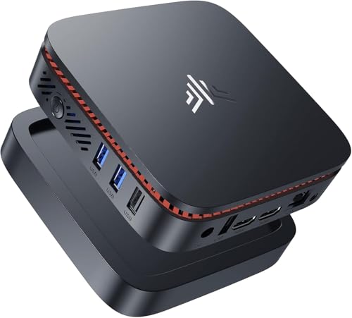 NiPoGi Mini PC SJFS Intel Alder Lake N100 (até 3,4 GHz) 12 GB LPDDR5 4800 MHz/256 GB M.2 SSD, computador de mesa, PC Torre 4K@60HZ HD Dual Display, WiFi 2,4 G/5G, RJ, RJ, RJ. 45/BT4 .2, VESA