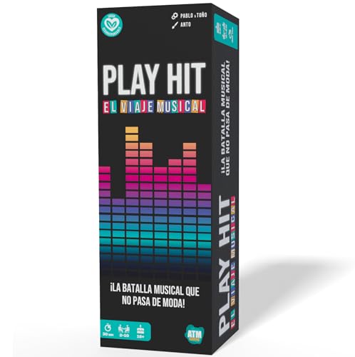 Play Hit - Jogos de tabuleiro para adultos divertidos e dinâmicos - música em espanhol - diversão com amigos e família - presente original para homens e mulheres (viagem musical)