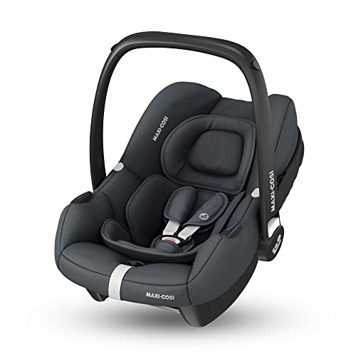 Maxi-Cosi CabrioFix i-Size, cadeira de carro para bebé, 0-12 m, máx.12 kg, cadeira para recém-nascidos leve (3,2 kg), capacho grande, assento acolchoado, adapta-se para carrinhos Maxi-Cosi, Essential