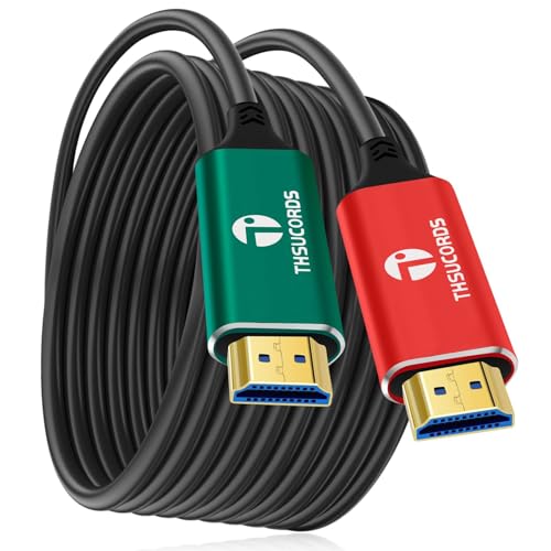 Thsucords 4K HDMI fibra ótica de cabo 75 m, cabo HDMI 2.0 compatível com UHD 4K @60Hz HDR/18 Gbps/4:4/3D/ARC/HEC/para RTX 3080/3090 Xbox Series X PS11 Denon AV Receptor LG Samsung Sony TV
