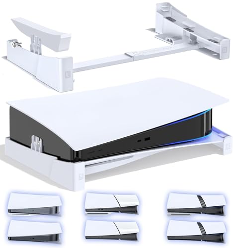 OIVO Suporte PS5/Slim/Pro horizontal para consola PlayStation 5, suporte horizontal PS5, suporte PS5, suporte horizontal P5 com parafuso, acessórios PlayStation 5