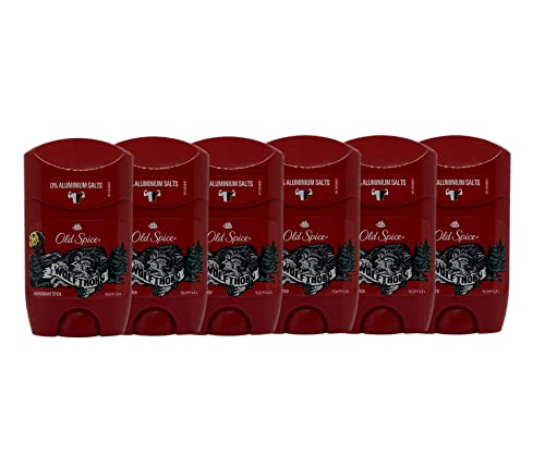 Old Spice Wolfthorn, desodorizante em barra para homem, 6 x 50 ml