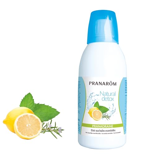 PRANAROM - Pranadraine - Natural Detox - Ajudar a purificar e a saúde do fígado - Curas depuradoras e emagrecimento, formato prático, pronto a beber, 500 ml