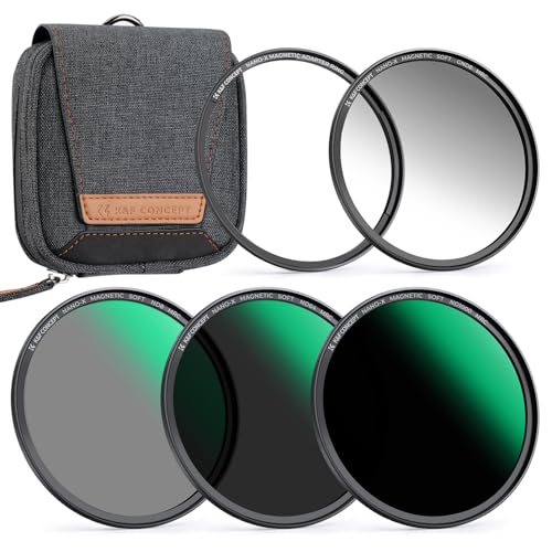K&F Concept Nano-X Pack de filtros magnéticos de 95 mm GND8 ND8 + ND64 + ND1000 anel de adaptador magnético