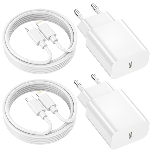 Carregador iPhone com cabo iPhone 2M 2Pack, carregador tipo C de carregamento rápido tomada USB C para iPhone 14 Pro Max/14 Plus/13 Pro/12 Mini/11/XR/XS