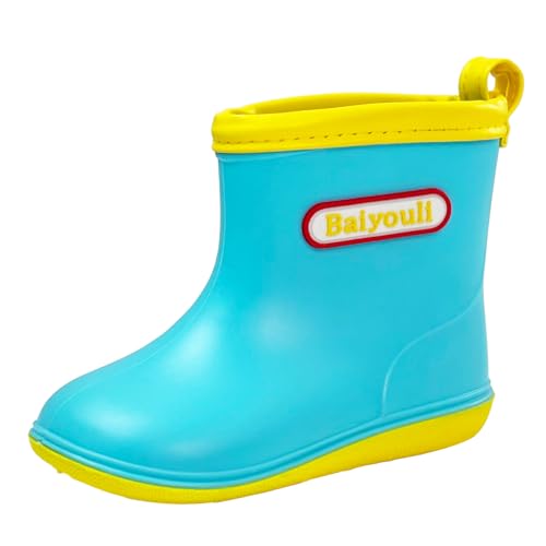 Botas de água unissexo infantis impermeáveis antiderrapantes botas de chuva para menina menino