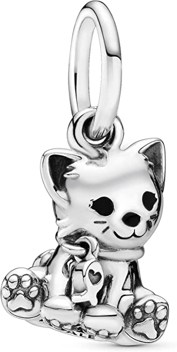 GHMIOU Charm - Missangas de prata de lei 925 com contas de desenhos animados de prata de lei 925, prata esterlina