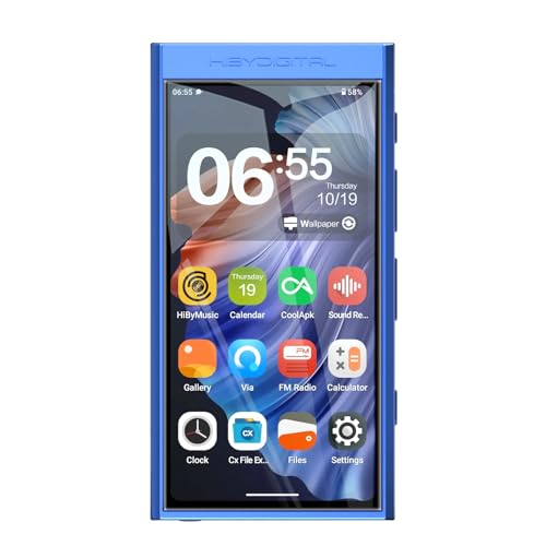 Hiby Digital M300 Leitor Hi-Res 4" Android 13 azul