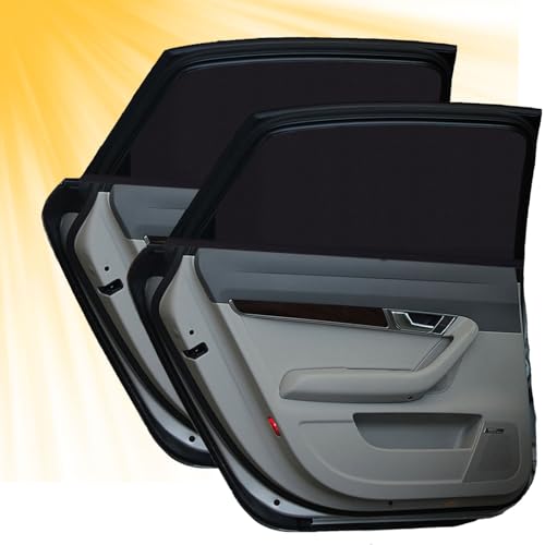 NOYVYDS 2 unidades guarda-sol carro lateral, para-sol carro bebé com proteção UV, para crianças e animais de estimação, universal, comum à maioria dos carros