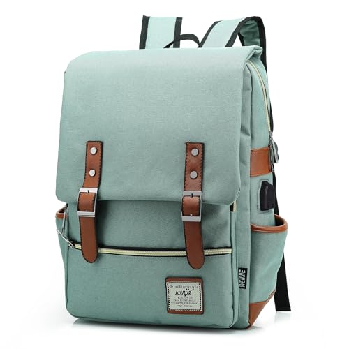 HASAGEI Ukbb0006 Wenjie - Mochila de viagem para computador portátil, unissexo, estilo vintage, cor preta, crianças