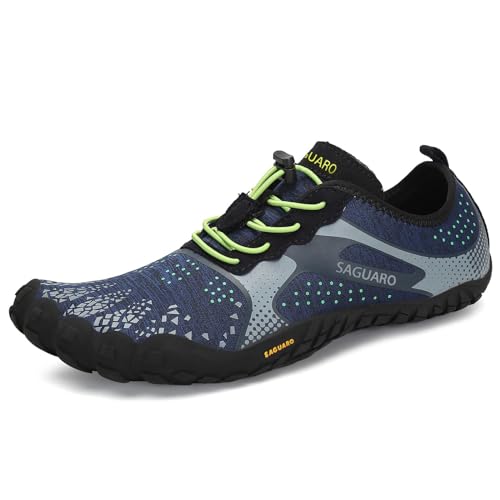 SAGUARO Barefoot Homem mulher sapatilhas minimalistas para zero Drop Soles e Wide Tox Box, Gr.35-48 UE