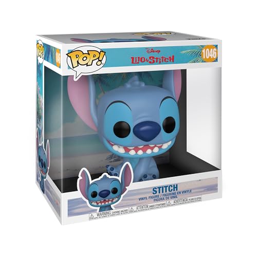 Funko Pop! Jumbo: Disney - Lilo & Stitch - Stitch - Figura de vinil colecionável - ideia de presente - Mercadoria oficial - Brinquedos para crianças e adultos - Filmes Fans