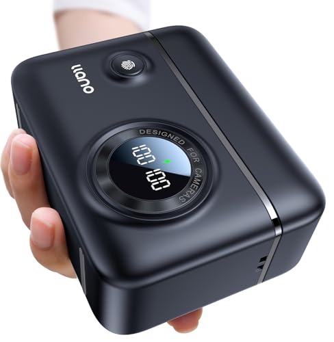 llano Carregador inteligente com ecrã digital NP-FZ100 de 18 W com porta dupla USB-C para Sony baterias de câmaras A7 III, A7R V, A7R IV, A7C, A9/A9S, A6600, A7R3, ZV-E1, FX3, FX3, FX33. 0 ILCE-1 m 2