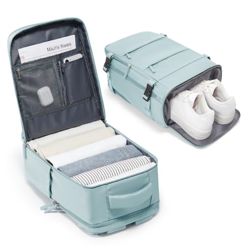 BJLFS Mochila viagem cabine avião 40 x 20 x 25 mulher Ryanair mala bagagem de mão 40 x 20 x 25 Ryanair mala de viagem homem malas de viagem cabine mochila portátil 14 polegadas para viagem