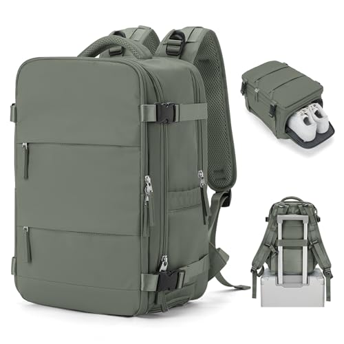 SZSYCN Mochila viagem cabine avião 40 x 20 x 25 bagagem de mão Ryanair mala de viagem homem mulher malas de viagem cabine mochila portátil 14 polegadas