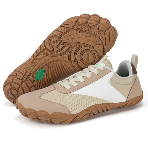 SAGUARO Sapatilhas Barefoot unissexo Sneakers descalços, leve, respirável, antiderrapante