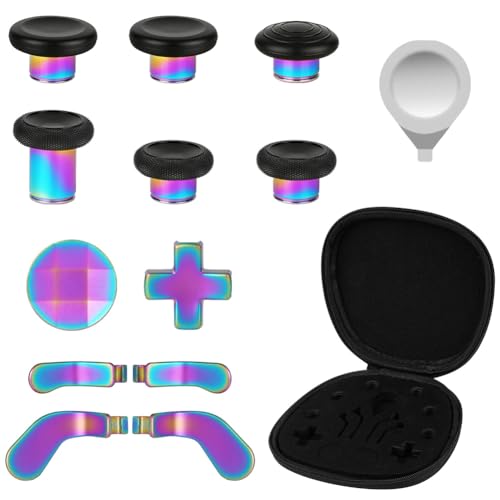AXFEE Joysticks de metal de substituição para Xbox Elite Series 2, Xbox Elite Series 2 acessórios, Thumbsticks de metal para controlador, 13 peças, para Xbox Elite Series 2 núcleo, (multicor)