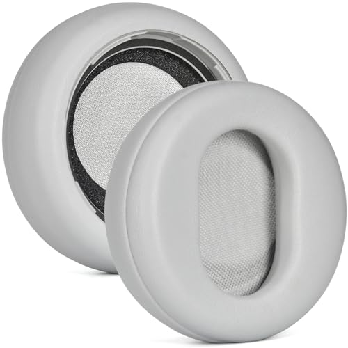 PALUMMA Almofadas de substituição para auriculares Microsoft Surface 1/2, esponja viscoelástica de pele proteica, compatível com auriculares Microsoft Surface 1/2, cinzento