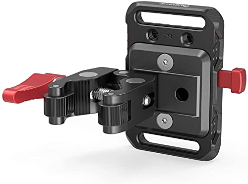SMALLRIG Mini V Mount Battery Plate Placa de bateria com Crab-Shaped Clamp - 2989