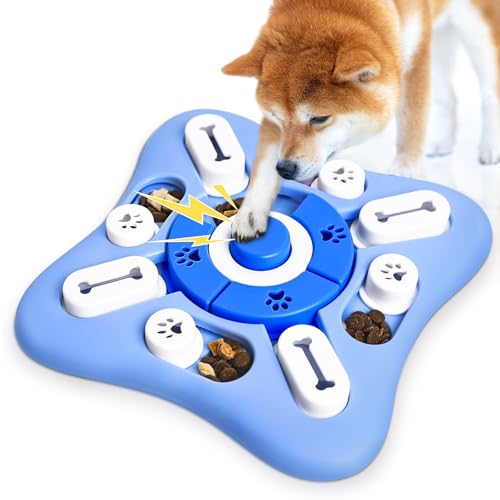 Blanlody Brinquedo interativo cão brinquedo cão interativo para tedioso jogos interativos para cães aumentar o Ci jogo inteligência cães adequado para qualquer raça puzzle cães de presente