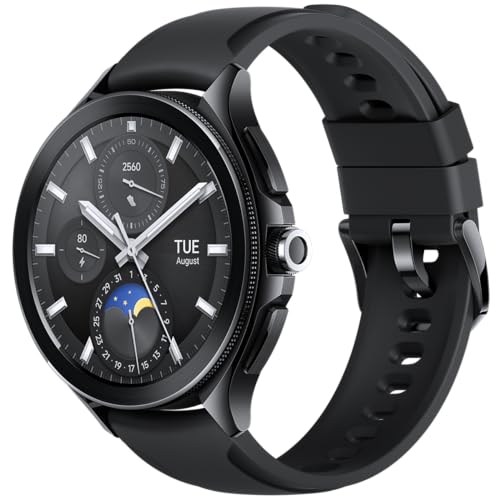Xiaomi Watch 2 Pro - 4G LTE Black Case com correia preta Fluorubber