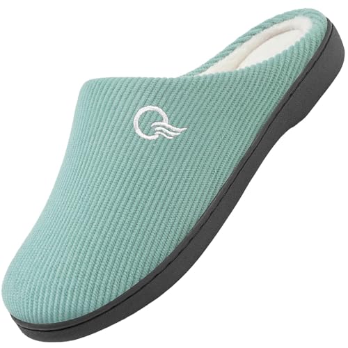 Chinelos de estar em casa para mulher, homem, chinelos de espuma viscoelástica quentes, antiderrapantes, interior ao ar livre