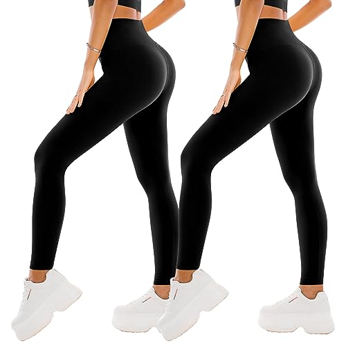 SINOPHANT 2 leggings mulher calças ioga leggings desporto suaves elásticos de cintura alta pilates