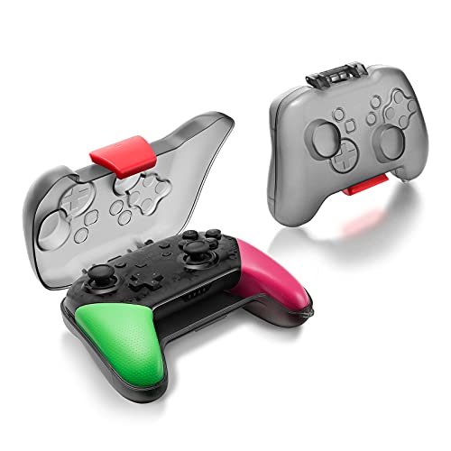 tomtoc Carcasa para Mando Pro Nintendo Switch, Funda Protector de Viaje para Pro Controller, Cubierta Protectora Liviana Resistente a los Impactos, Estuche Rígido para Accesorios para Mando pro Switch