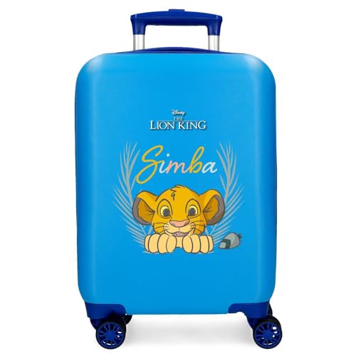 Disney Maleta Infantil Rígida Cierre de combinación Lateral 4 Ruedas Equipaje de Mano está Fabricada en ABS, un Material rígido y Ligero.