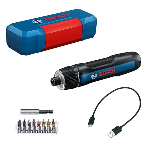 Bosch Professional Parafuso a bateria Bosch GO 3 incl. Conjunto de 8 pontas, porta-pontas, cabo USB-C, minimalismo