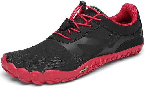 SAGUARO Unissexo Barefoot sapatilhas de Trail Running sapatilhas minimalistas confortáveis leves sapatos escalços