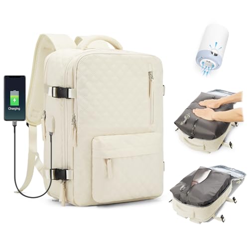 SZLX Mochila a vácuo com bomba mochila viagem cabine avião 40 x 20 x 25 mulher Ryanair bagagem de mão 40 x 30 x 20 Ryanair malas de viagem 45 x 36 x 20 Easyjet mala portátil 14 polegadas homem com