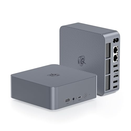 Beelink Mini PC EQR6, AMD Ryzen 9 6900HX, 8C/16T, até 4,9 GHz, 32 G DDR5 RAM 1 TB PCIe4.0 SSD, ecrã 4K, HDMI, Gigabit Ethernet, WiFi6, BT5.2